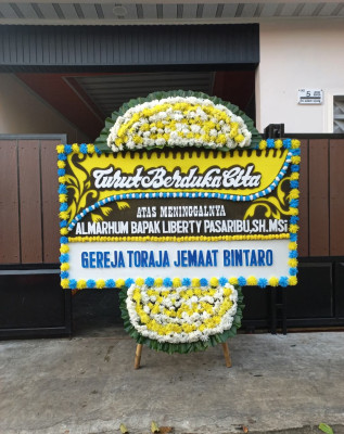 Papan Bunga Duka di Krendang