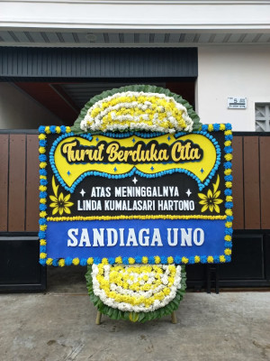 Papan Bunga Duka di Krendang